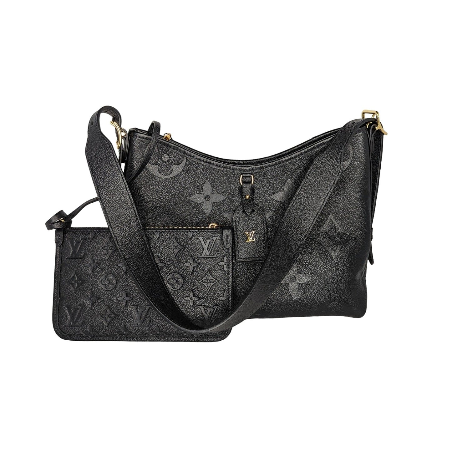 Louis Vuitton Monogram Empreinte Leather CarryAll PM Hobo