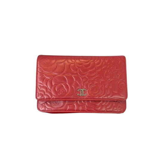 Camellia Wallet on Chain Red SHW