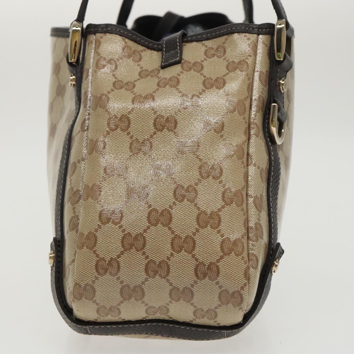 Gucci Abbey Beige Canvas Tote Bag