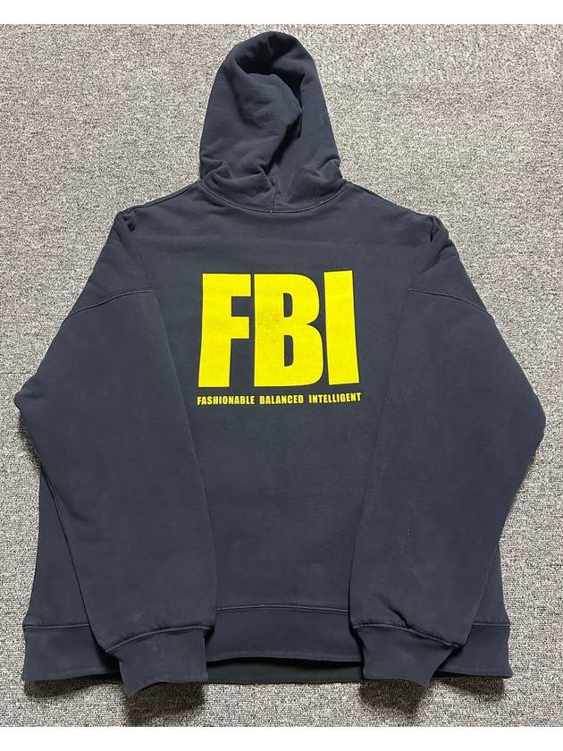 Luxury Balenciaga  FBI Tiger Logo Reversible Hoodie 110