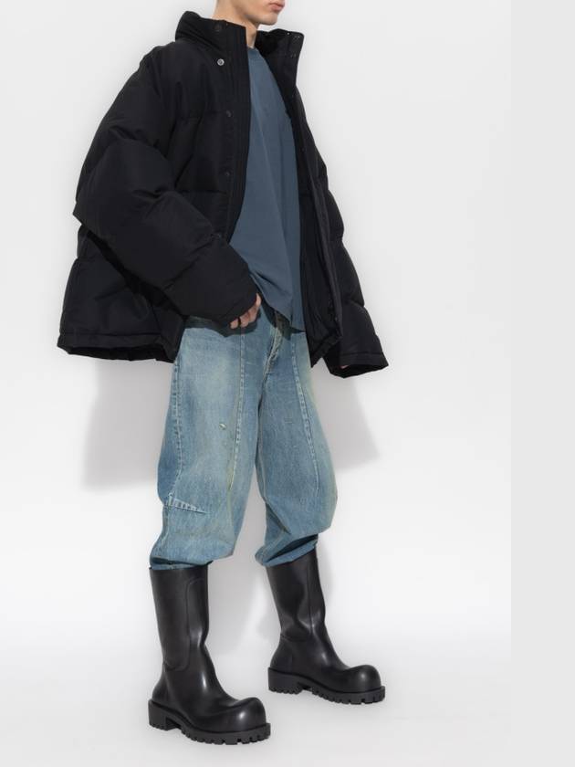 Luxury Balenciaga  Men's Boxy Puffer Padding Black