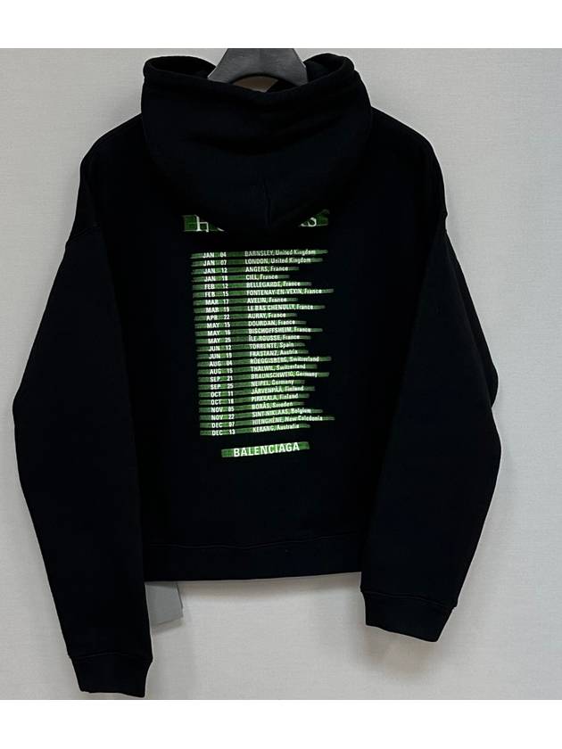 Luxury Balenciaga  Cotton Speedhunter Print Hoodie