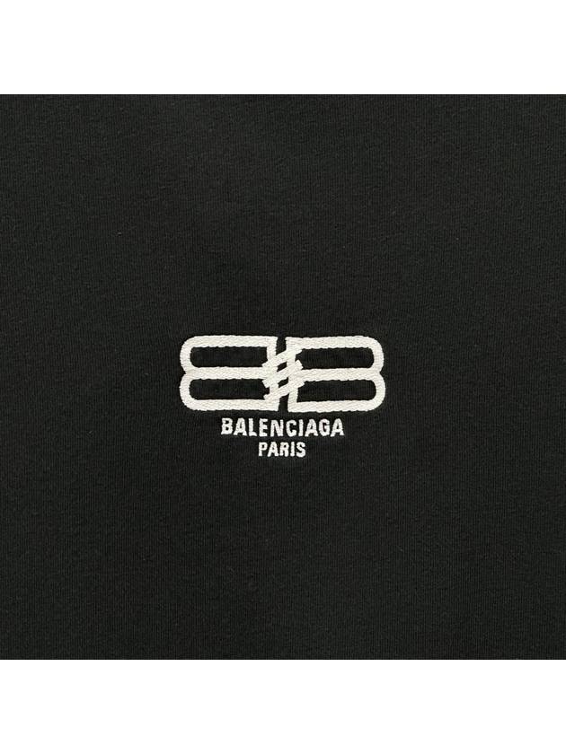 Luxury Balenciaga  BB Logo Sweatshirt Black