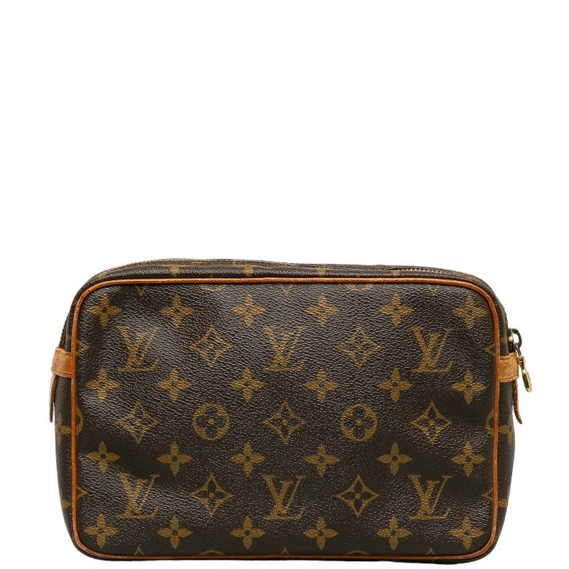 Louis Vuitton Monogram M51847 Second Bag Leather Brown