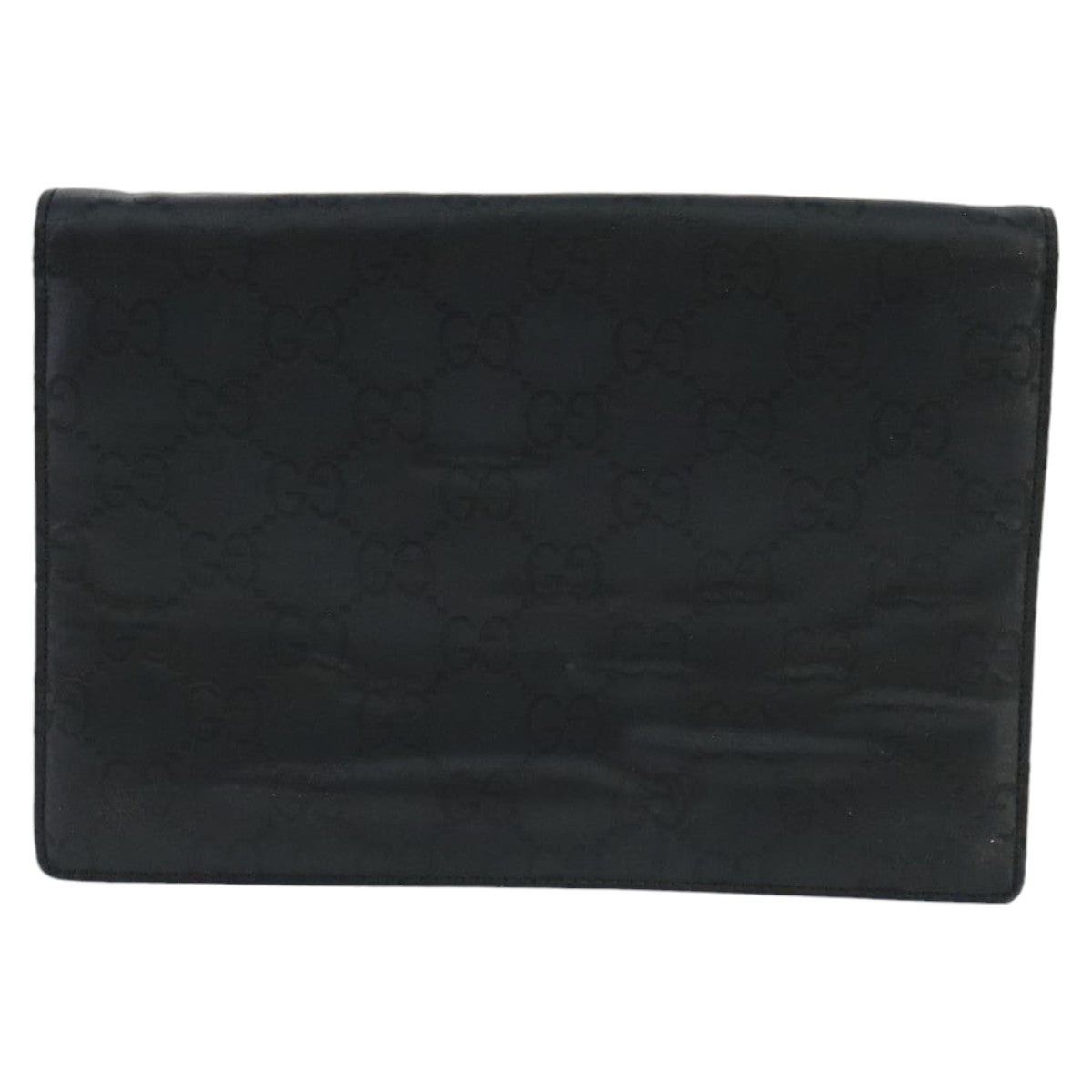Gucci Black Canvas Clutch Bag