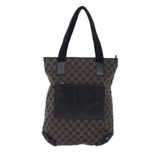 Gucci Brown Canvas Tote Bag ()