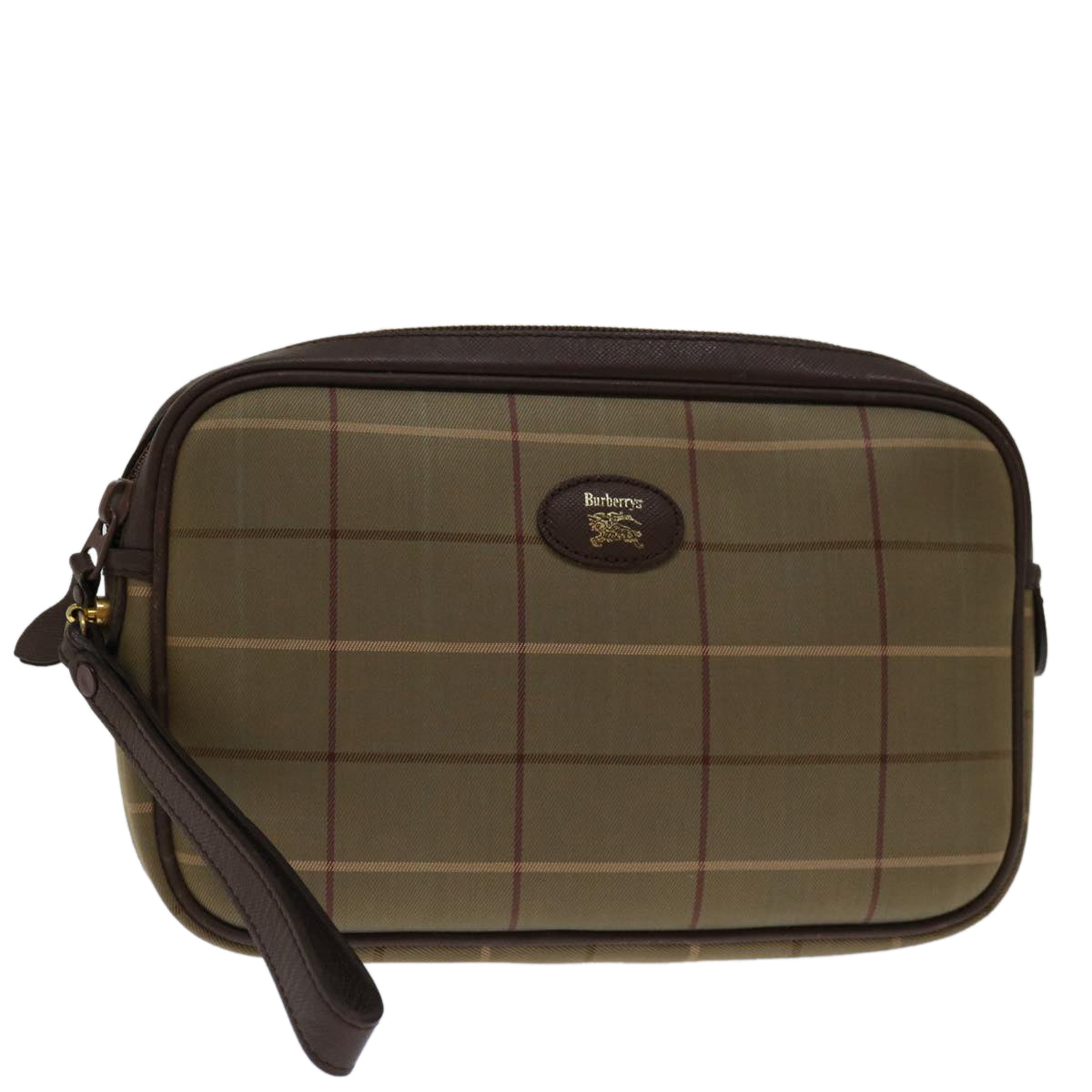 BURBERRY Nova Check Clutch Bag