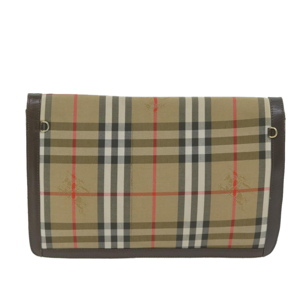 BURBERRY Nova Check Clutch Bag