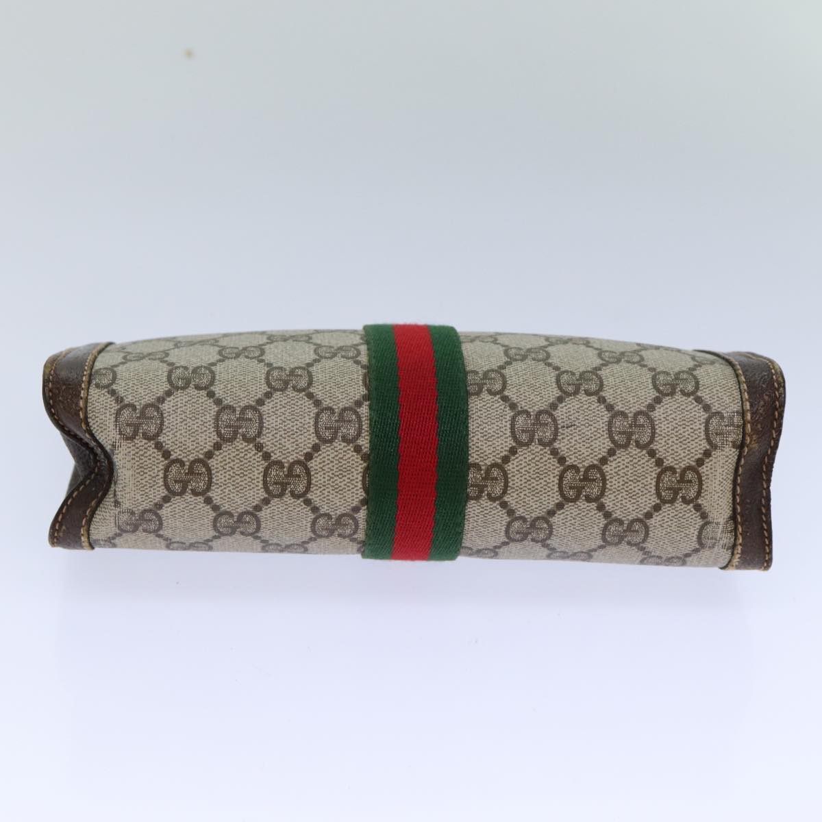 Gucci Gg Canvas Beige Canvas Clutch Bag