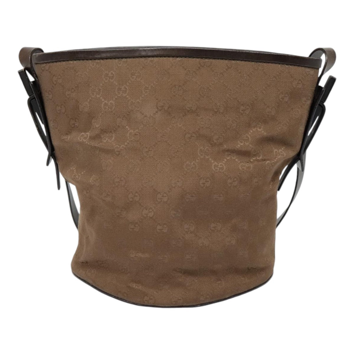 Gucci Brown Canvas Shoulder Bag
