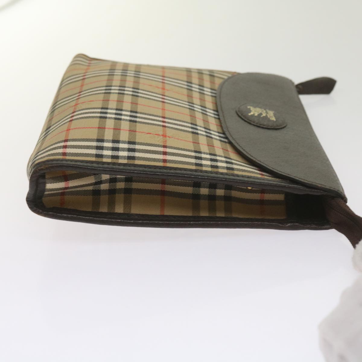 BURBERRY Nova Check Clutch Bag