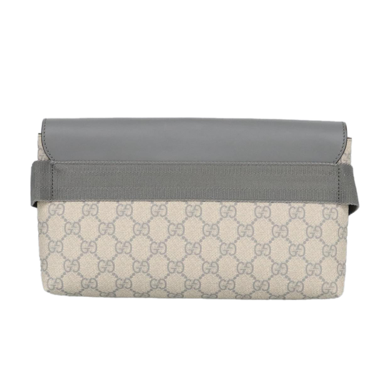 Gucci White Canvas Shoulder Bag