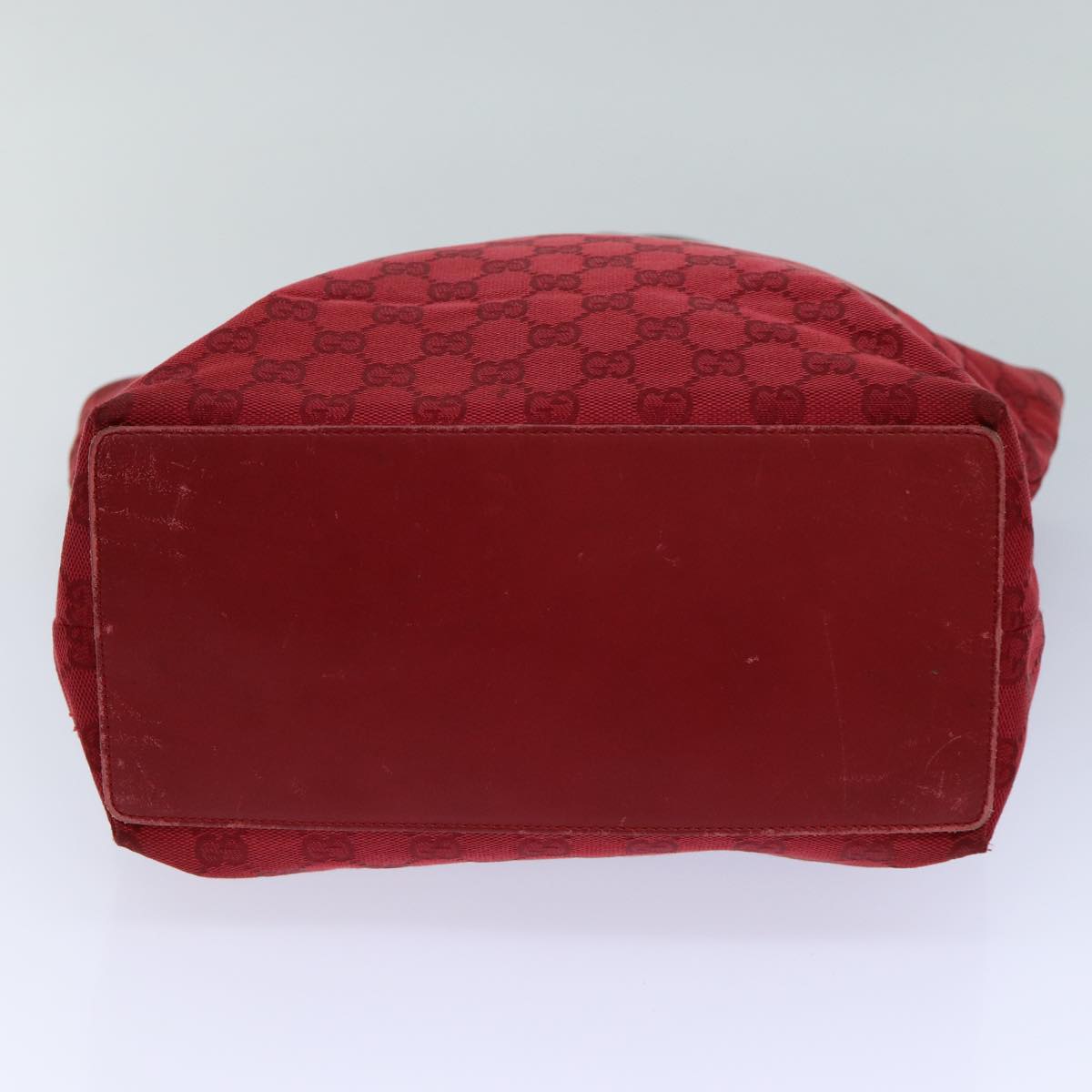 Gucci Gg Canvas Red Canvas Tote Bag
