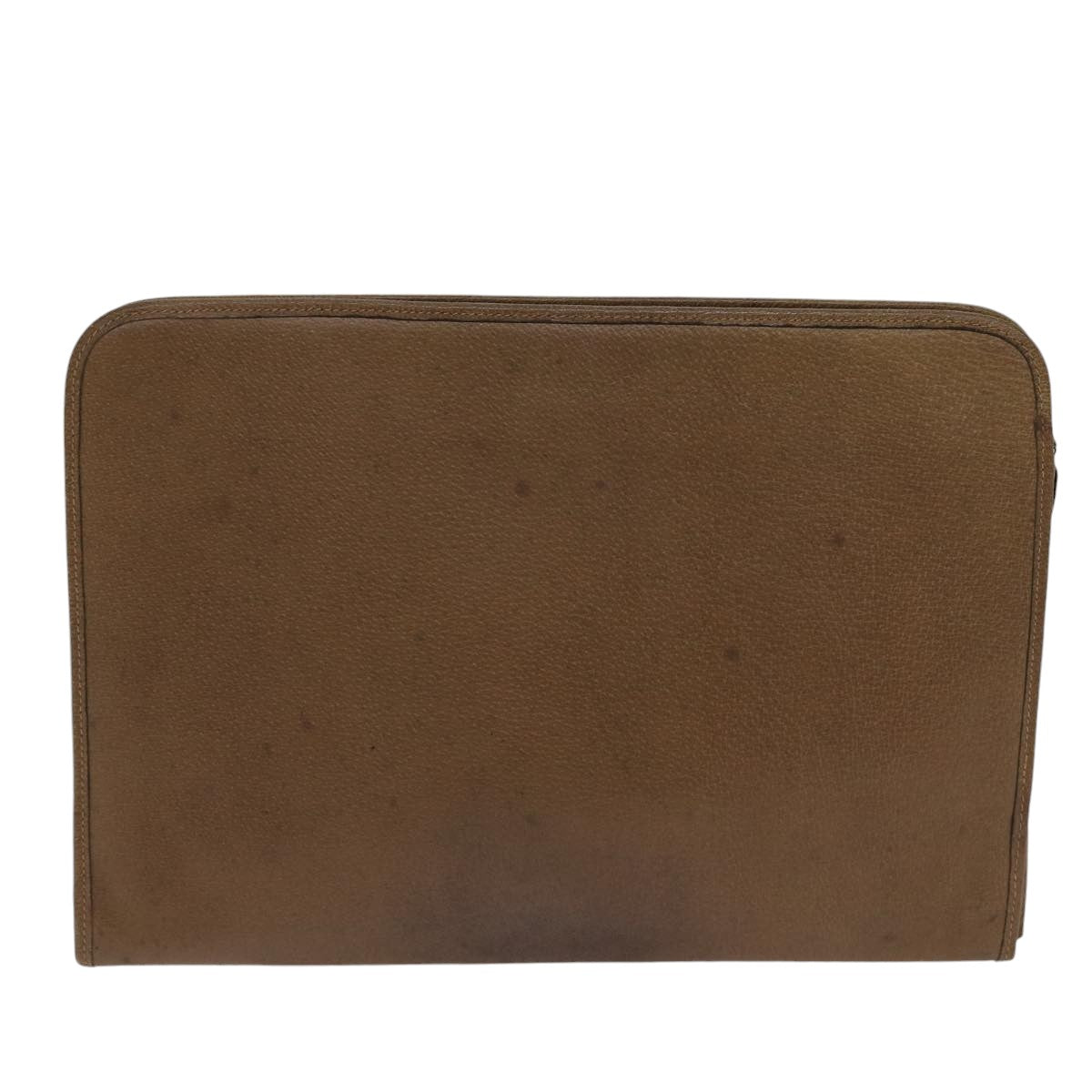 Gucci Document Bag Brown Leather Clutch Bag