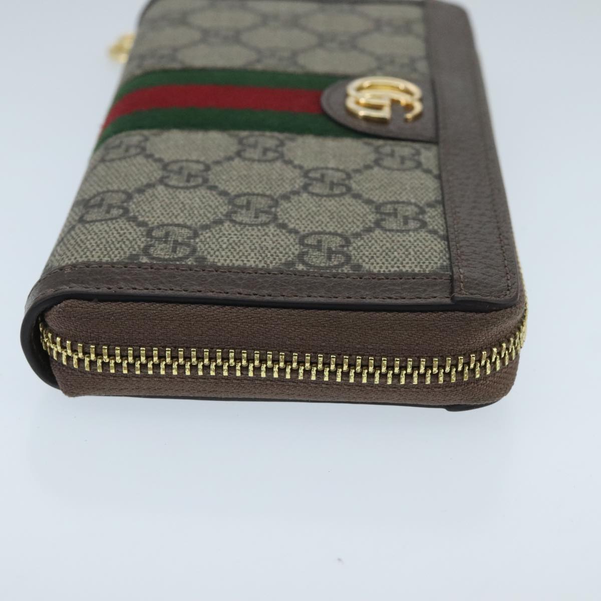 Gucci Ophidia Beige Canvas Wallet