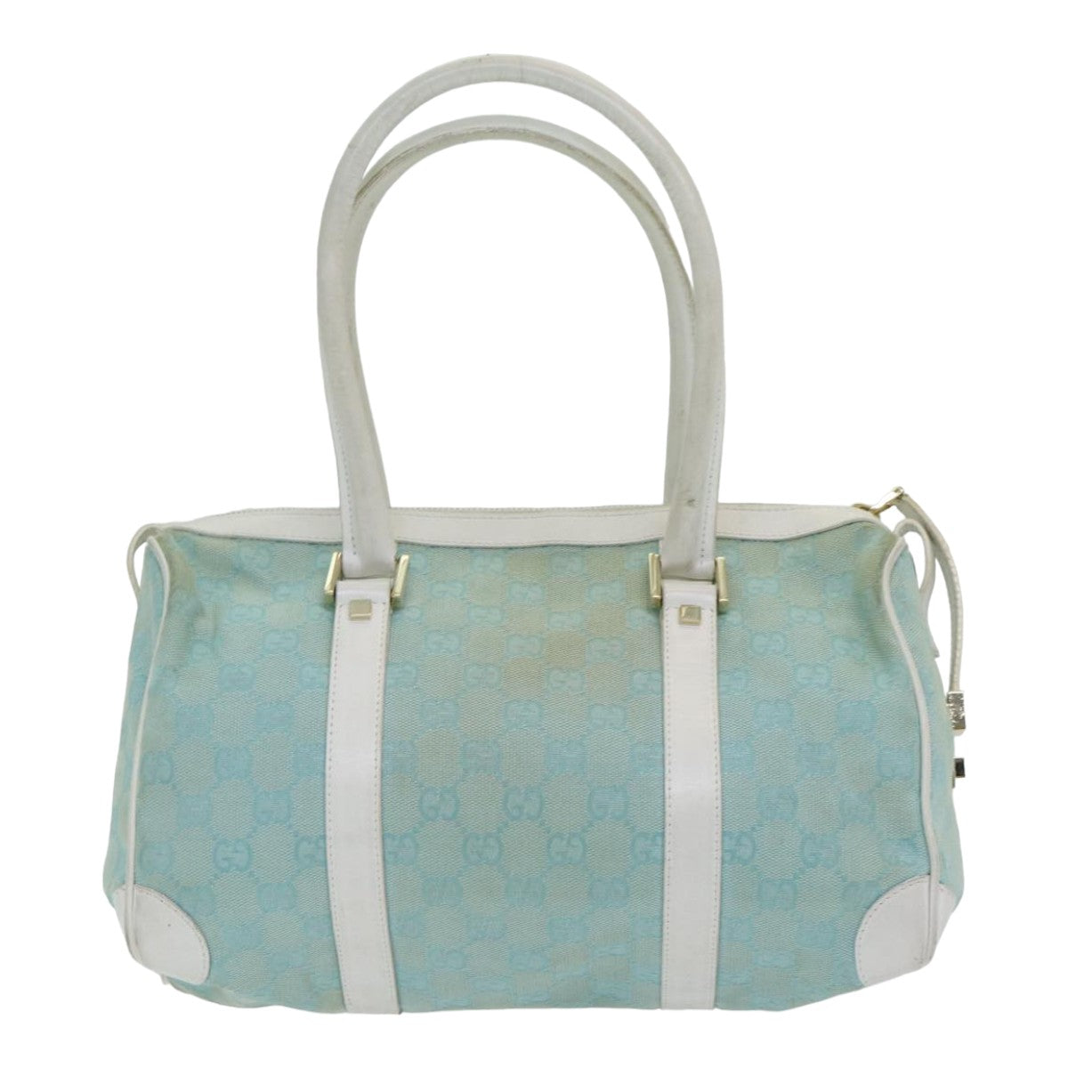 Gucci Blue Canvas Handbag