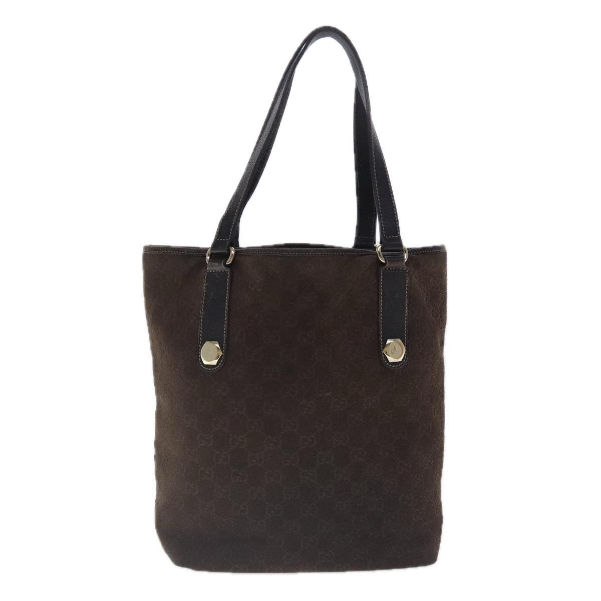 Gucci Brown Suede Tote Bag