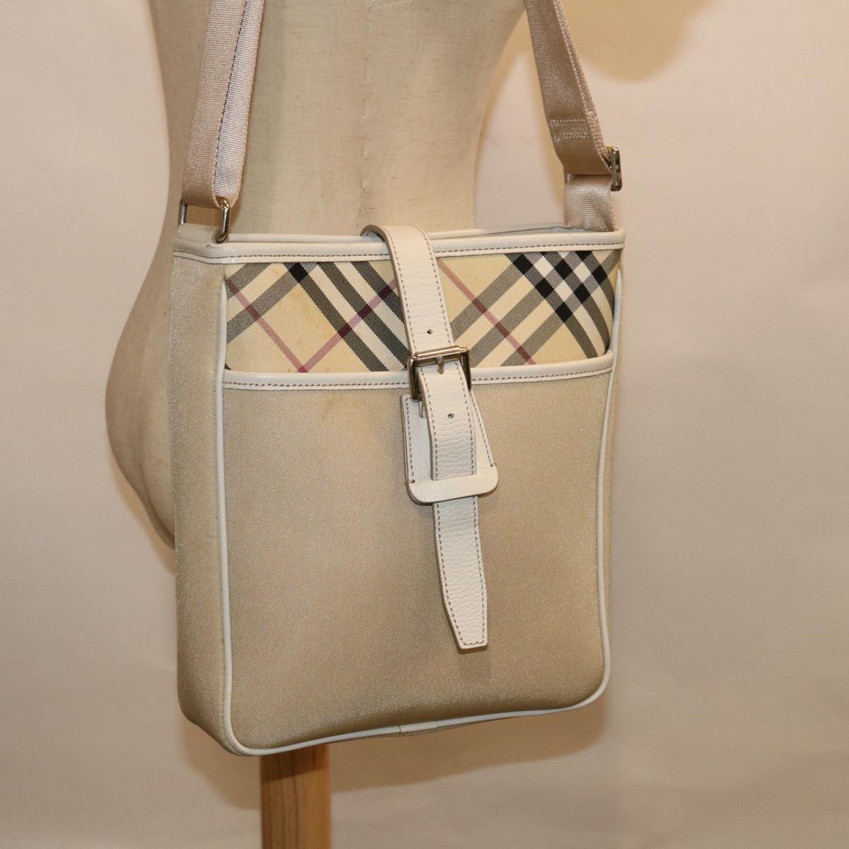 BURBERRY Nova Check Shoulder Bag