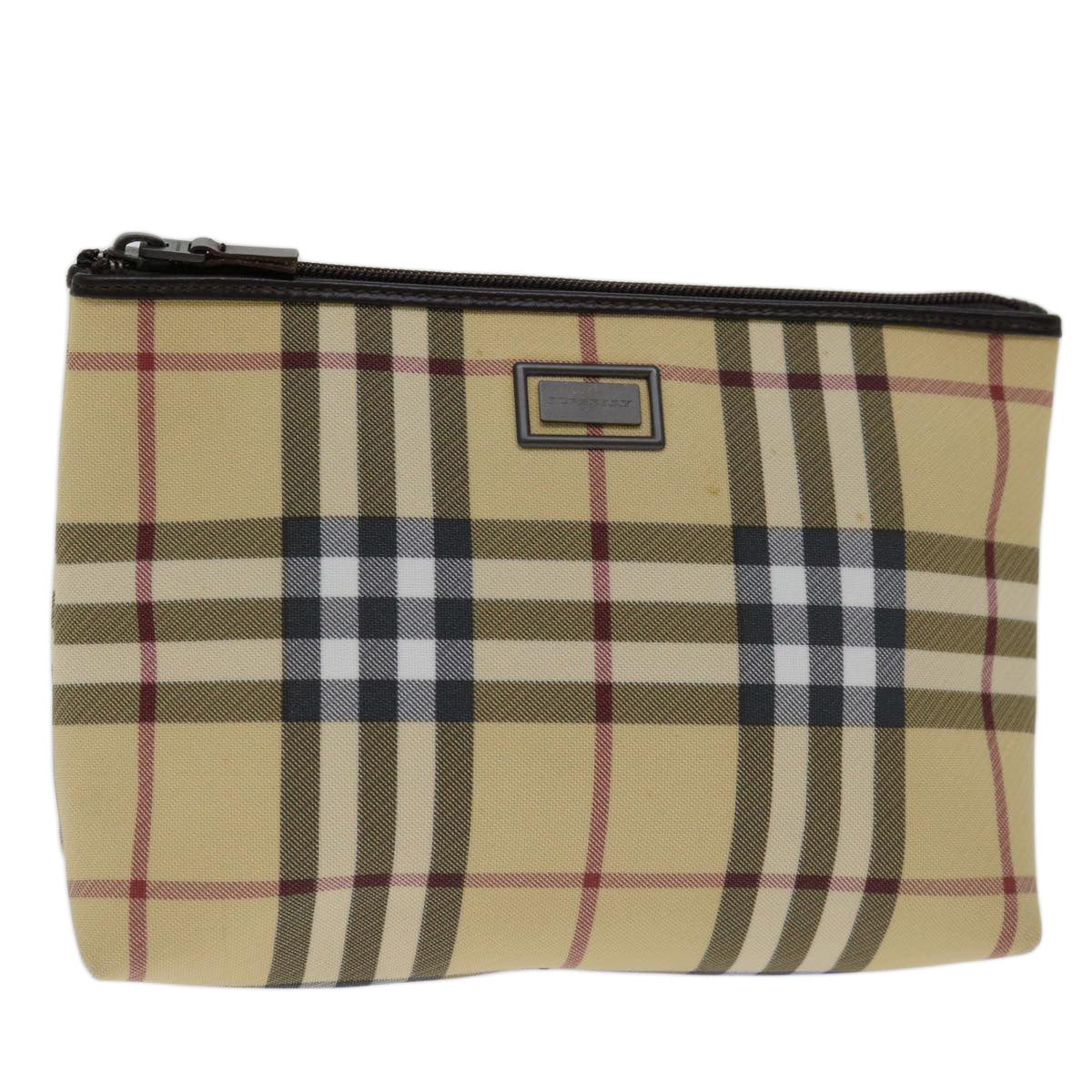 BURBERRY Nova Check Clutch Bag