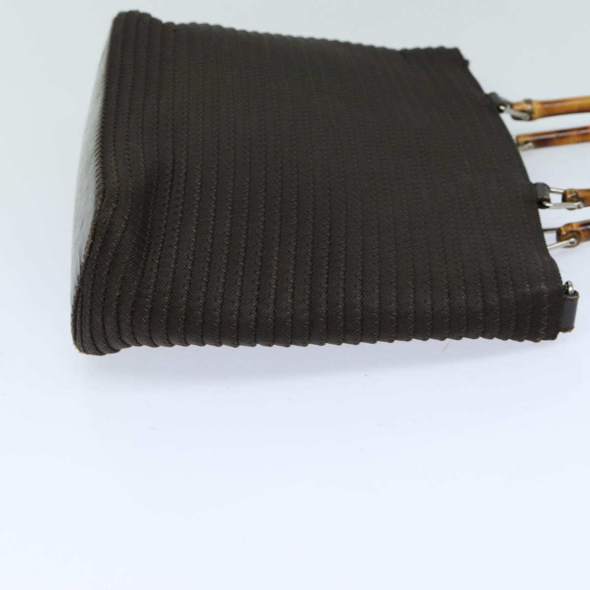 Gucci Bamboo Brown Synthetic Handbag