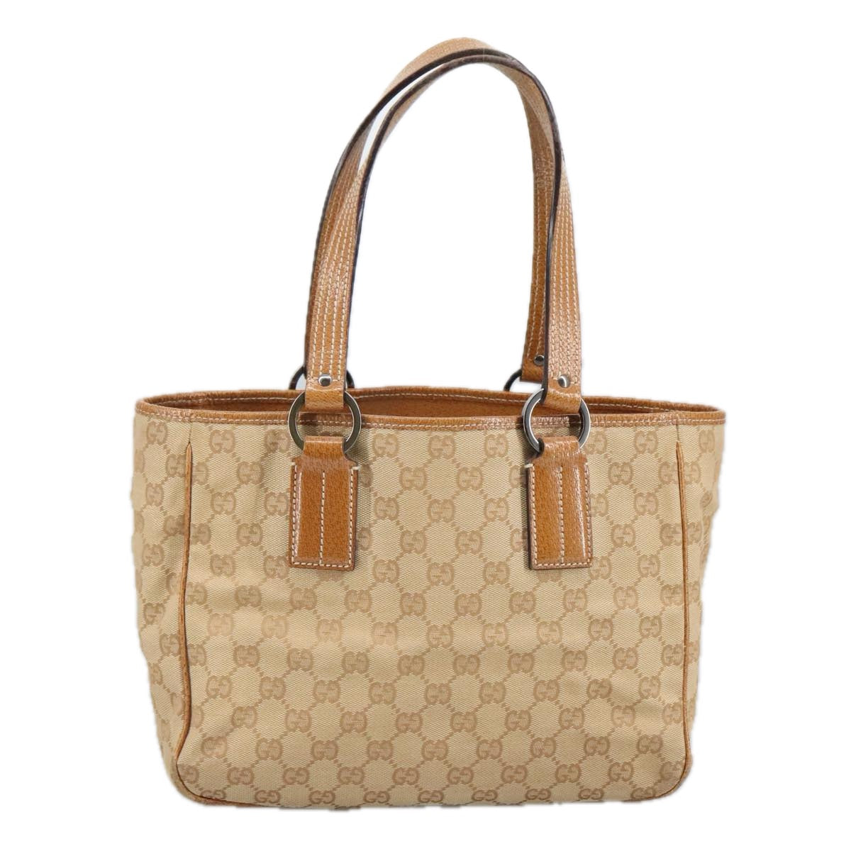 Gucci Beige Canvas Shoulder Bag