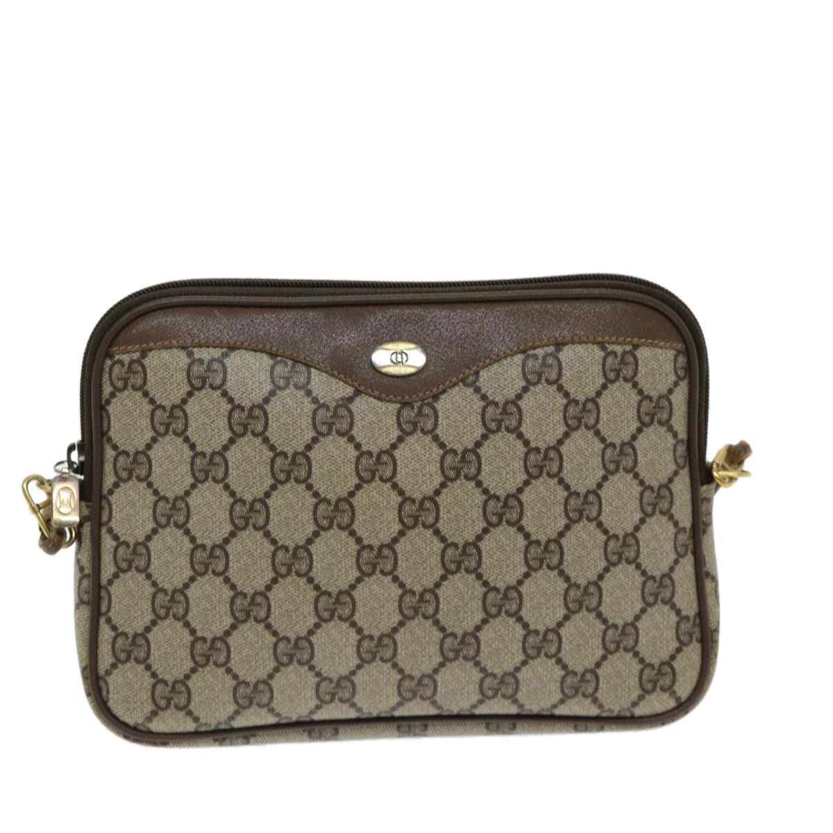 Gucci Gg Canvas Beige Canvas Shoulder Bag ()