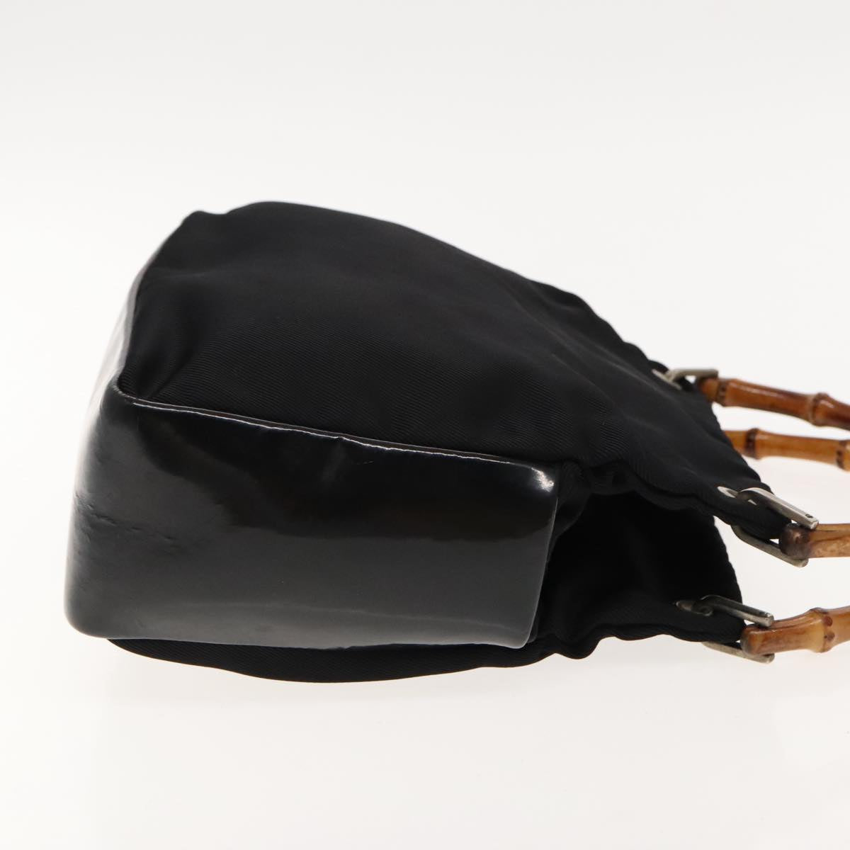 Gucci Bamboo Black Synthetic Handbag