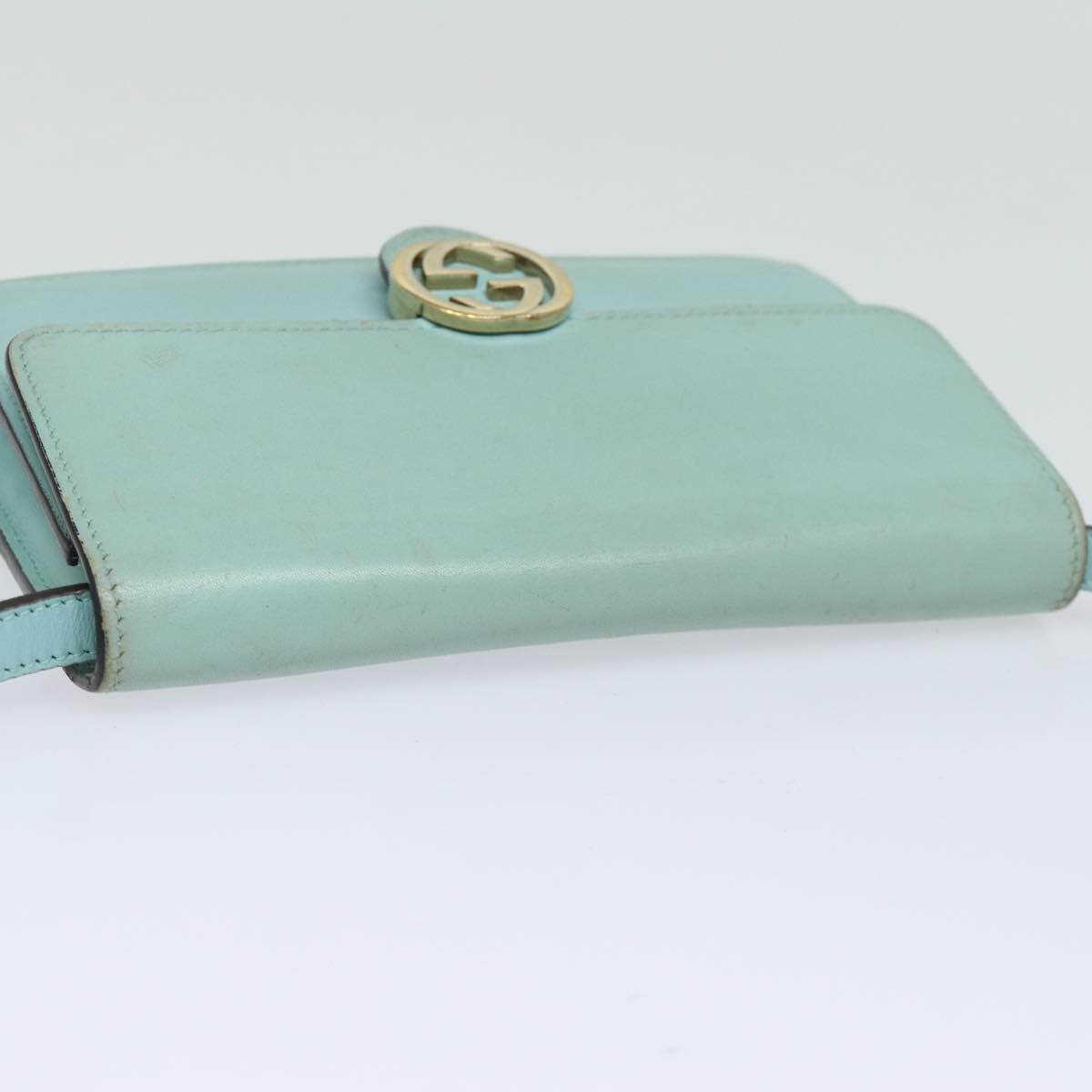 Gucci Blue Leather Wallet