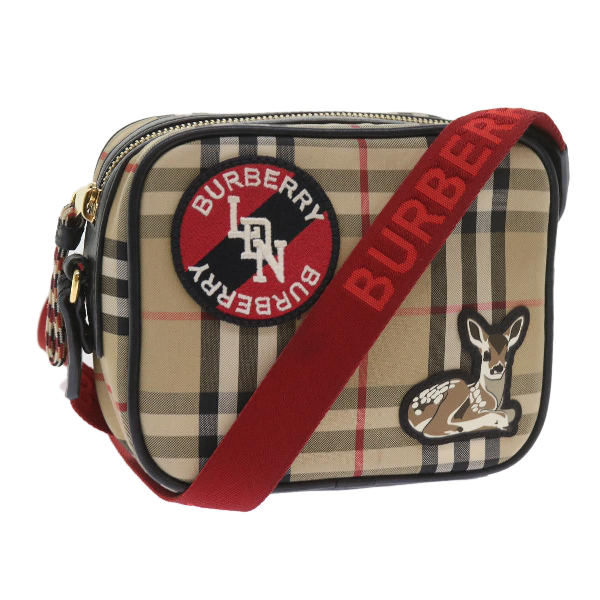 BURBERRY Nova Check Shoulder Bag