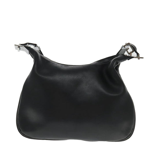 Gucci Hobo Black Leather Shoulder Bag ()