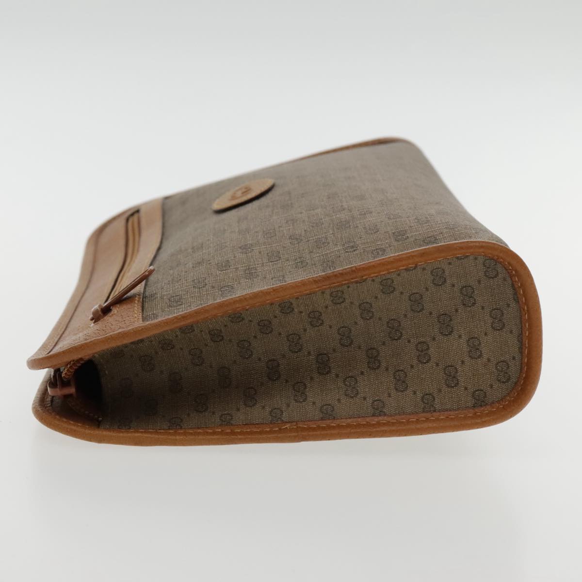 Gucci Beige Canvas Clutch Bag