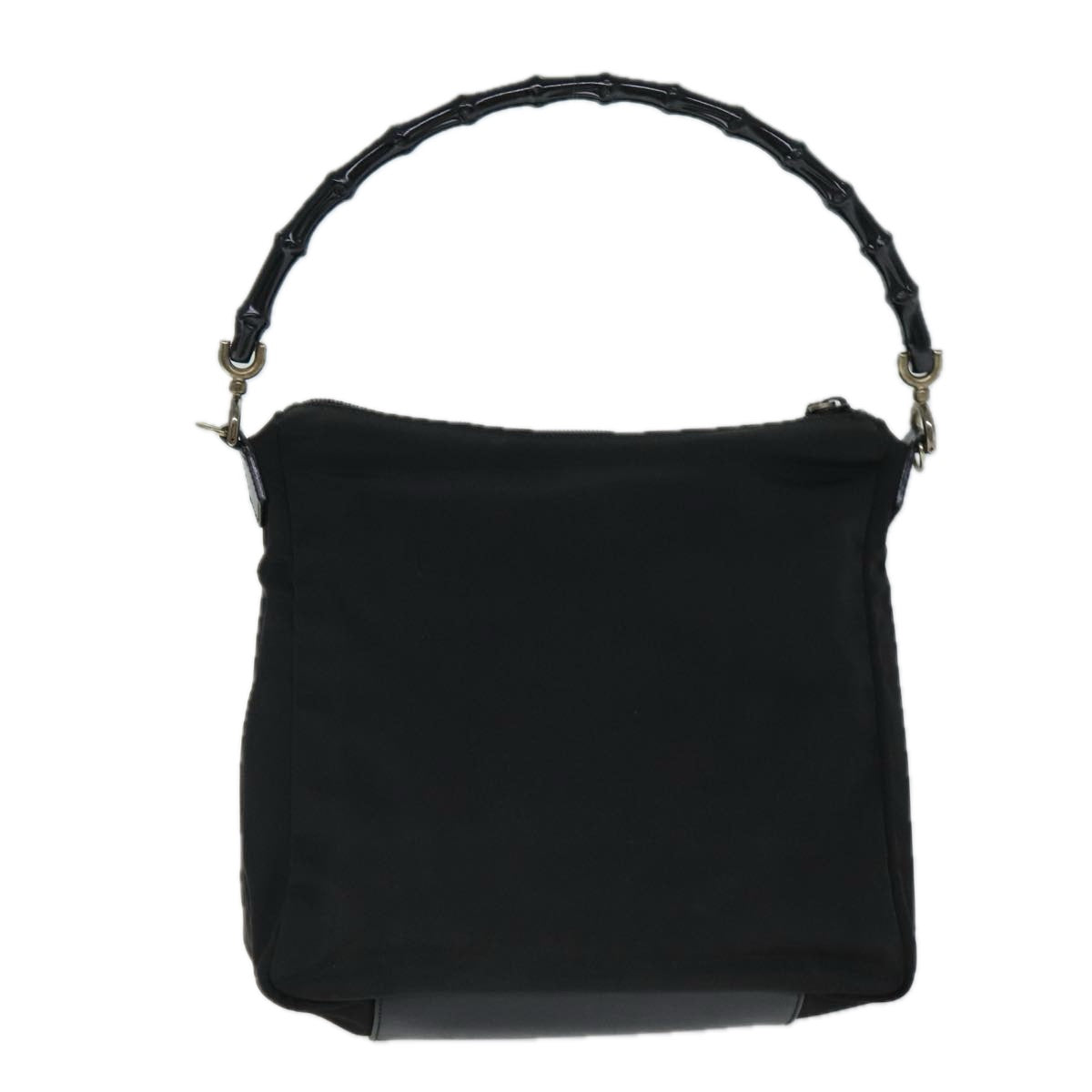 Gucci Bamboo Black Synthetic Handbag