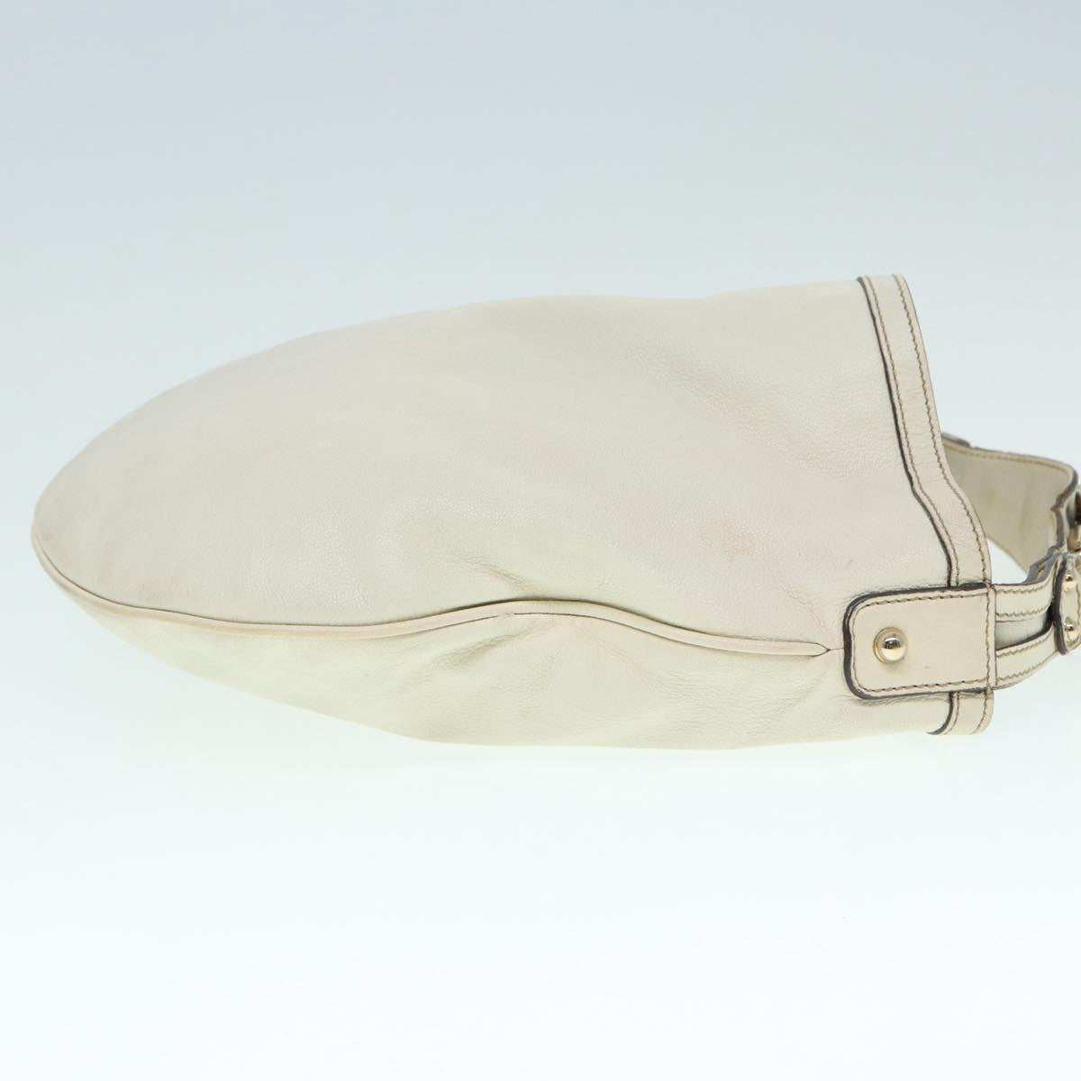 Gucci Hobo Beige Leather Shoulder Bag