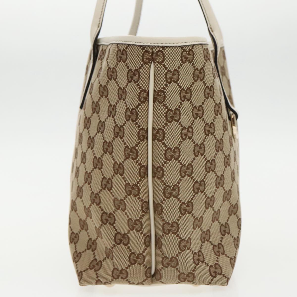 Gucci Britt Beige Canvas Tote Bag