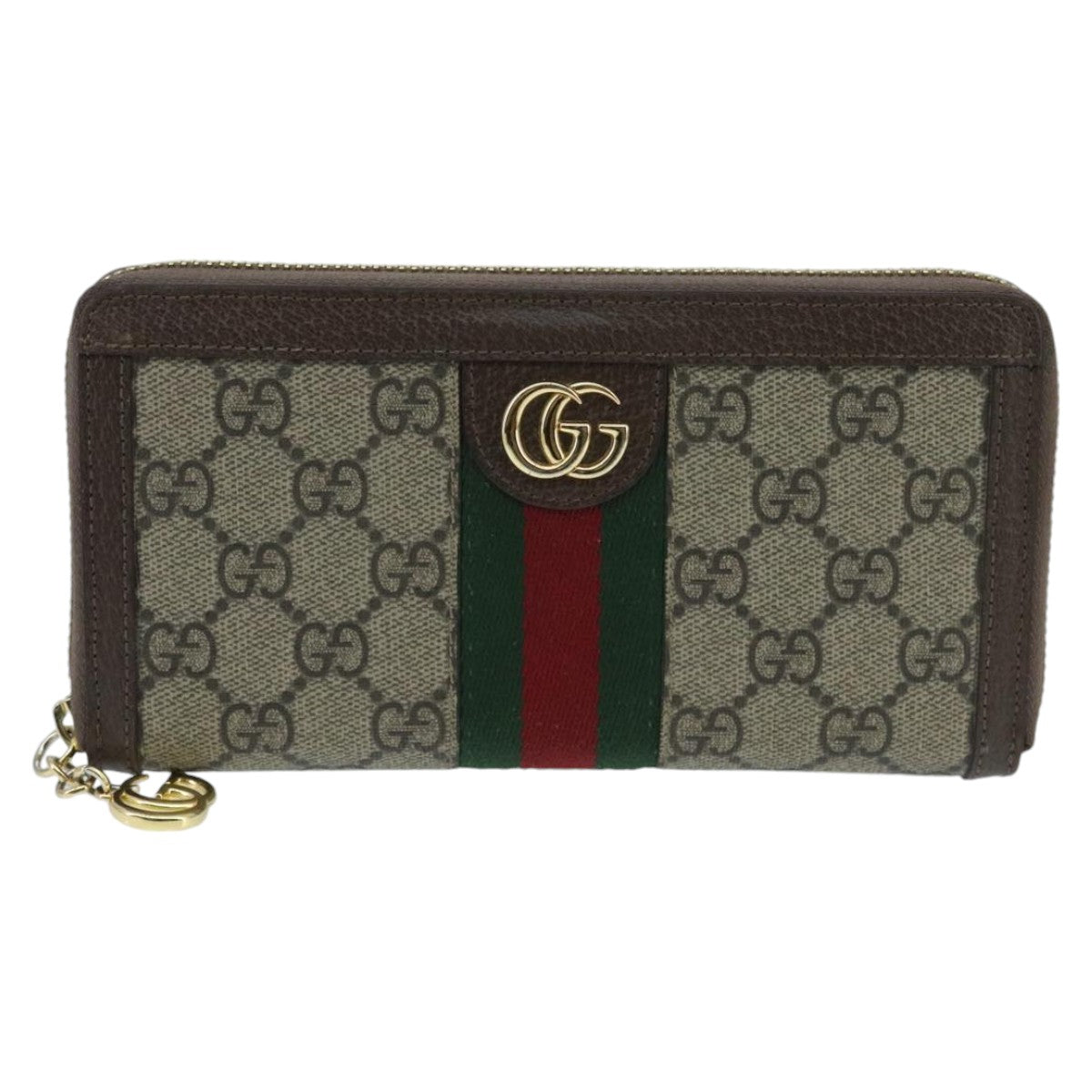 Gucci Ophidia Beige Canvas Wallet