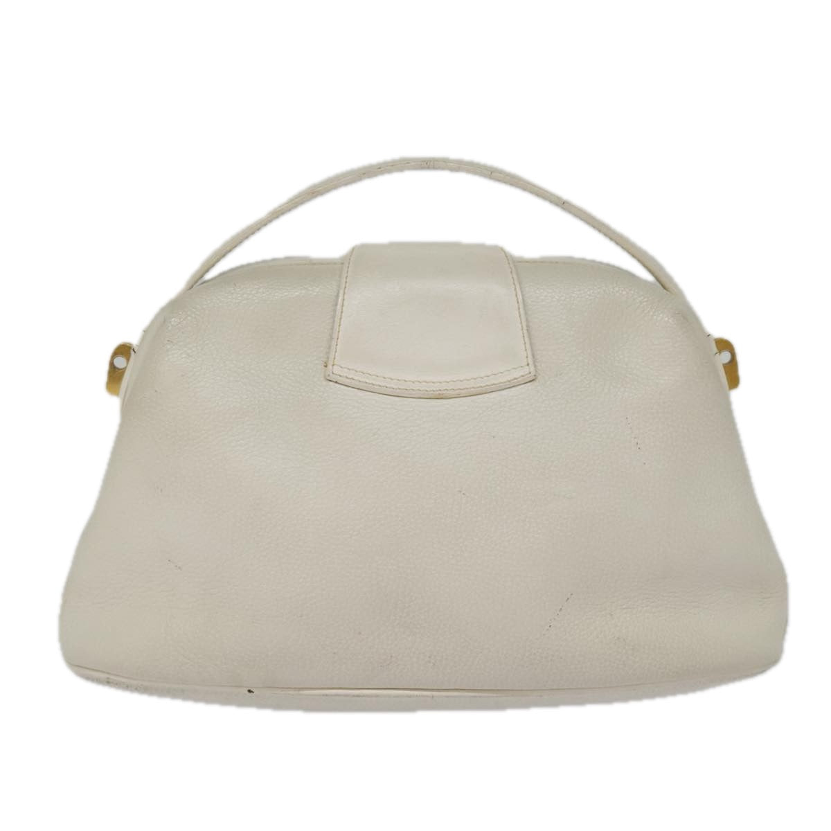 Gucci White Leather Shoulder Bag