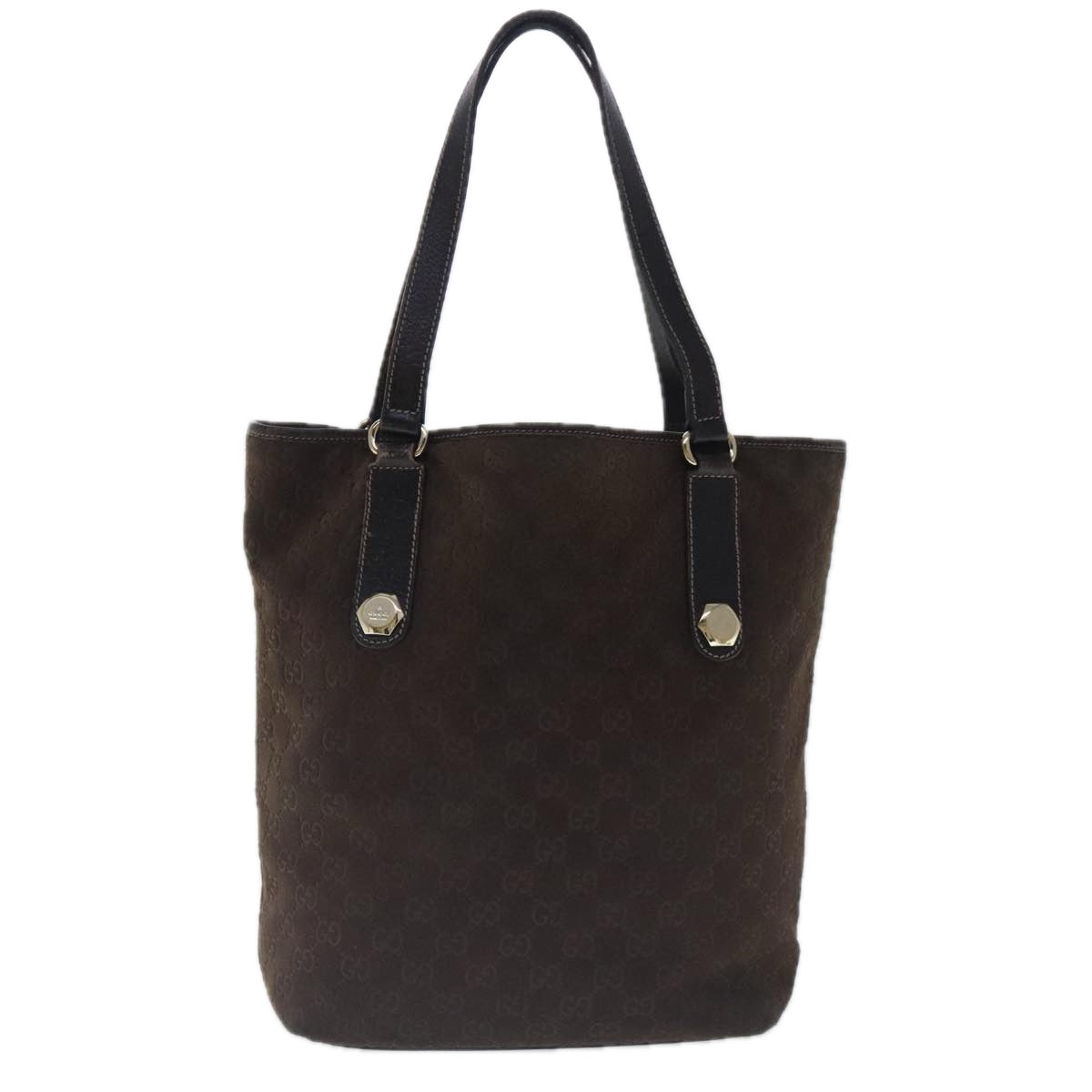Gucci Brown Suede Tote Bag