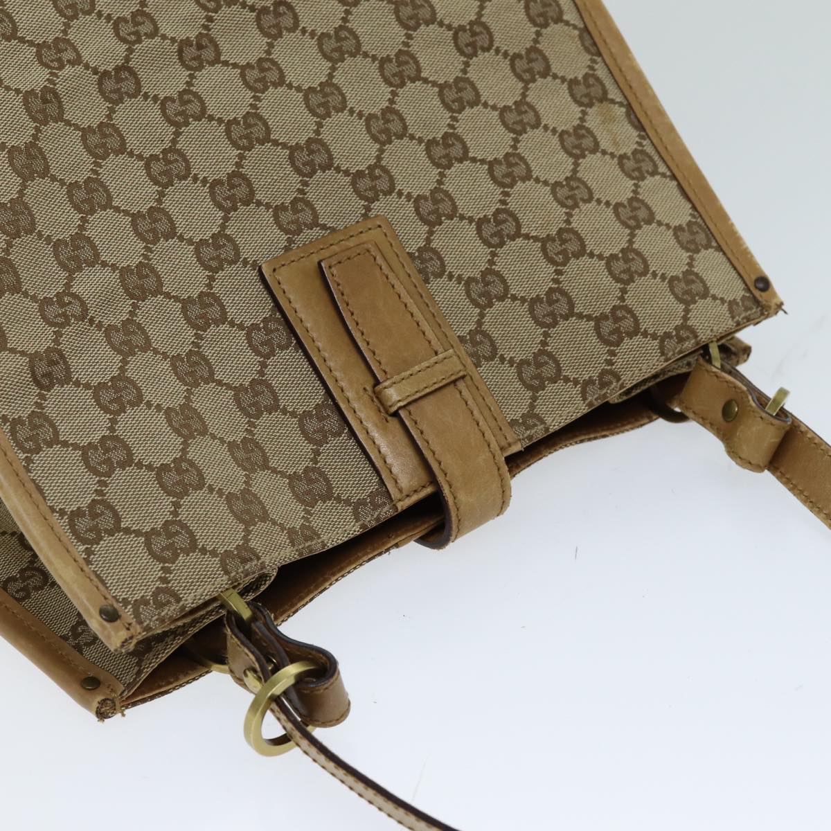 Gucci Gg Canvas Beige Canvas Tote Bag