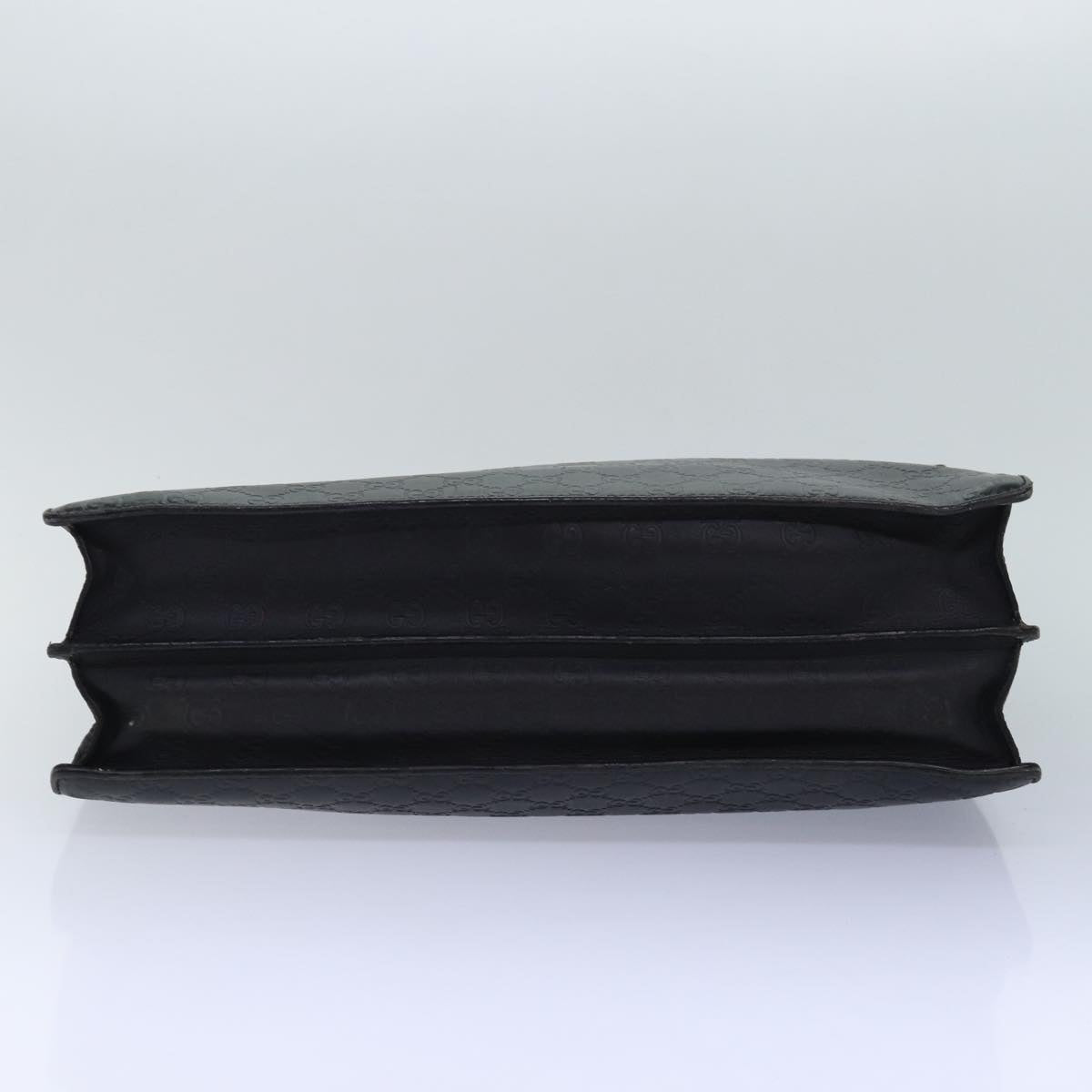 Gucci Gg Supreme Black Leather Handbag