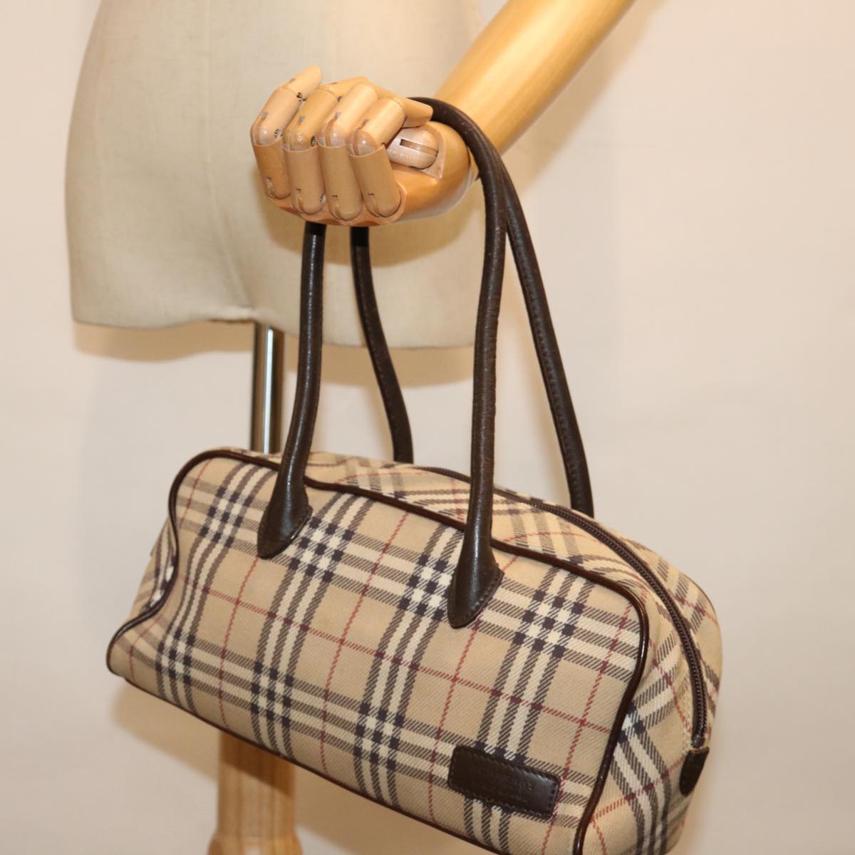 BURBERRY Nova Check Handbag