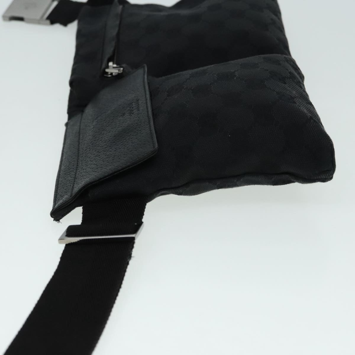 Gucci Black Canvas Shoulder Bag