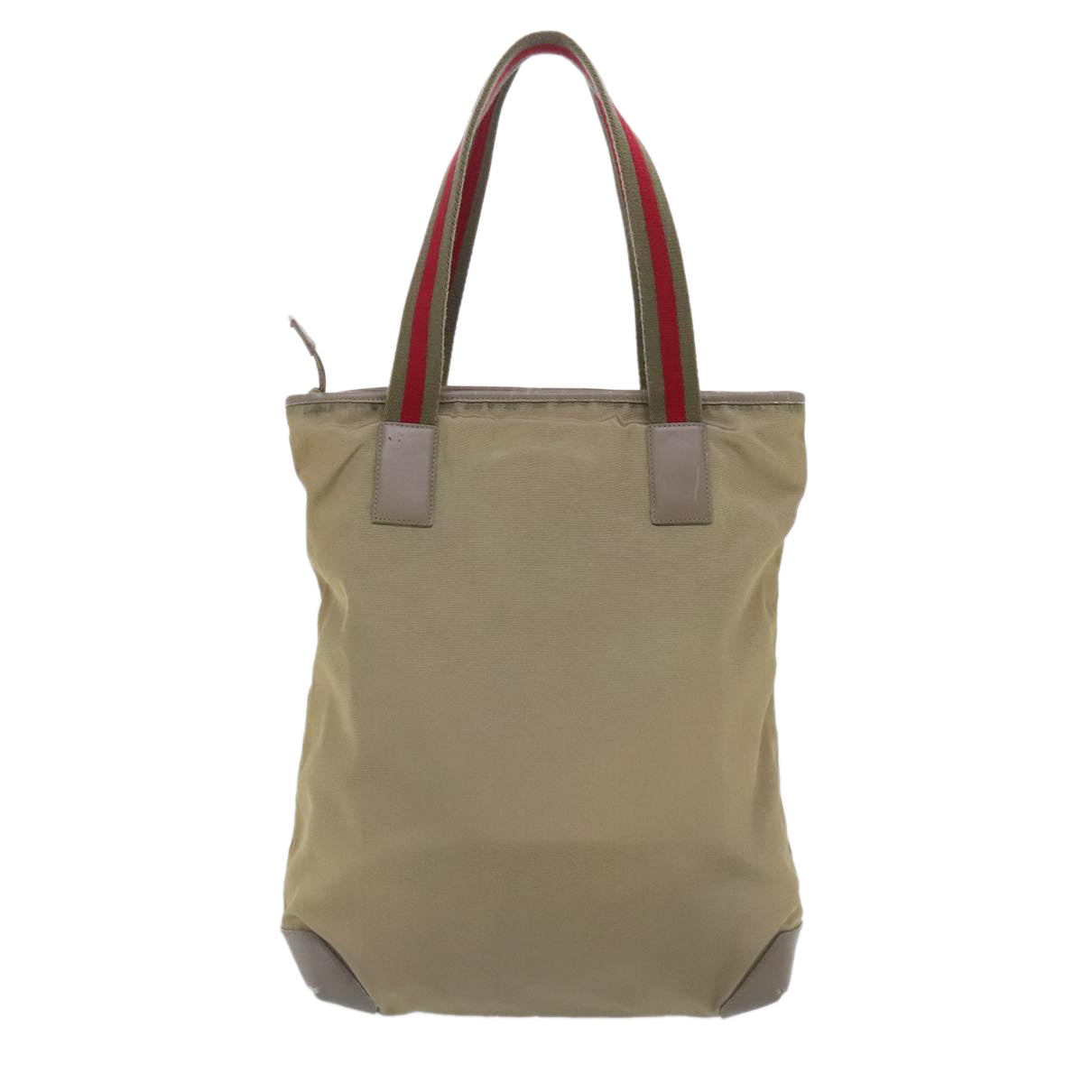 Gucci Sherry Beige Canvas Tote Bag