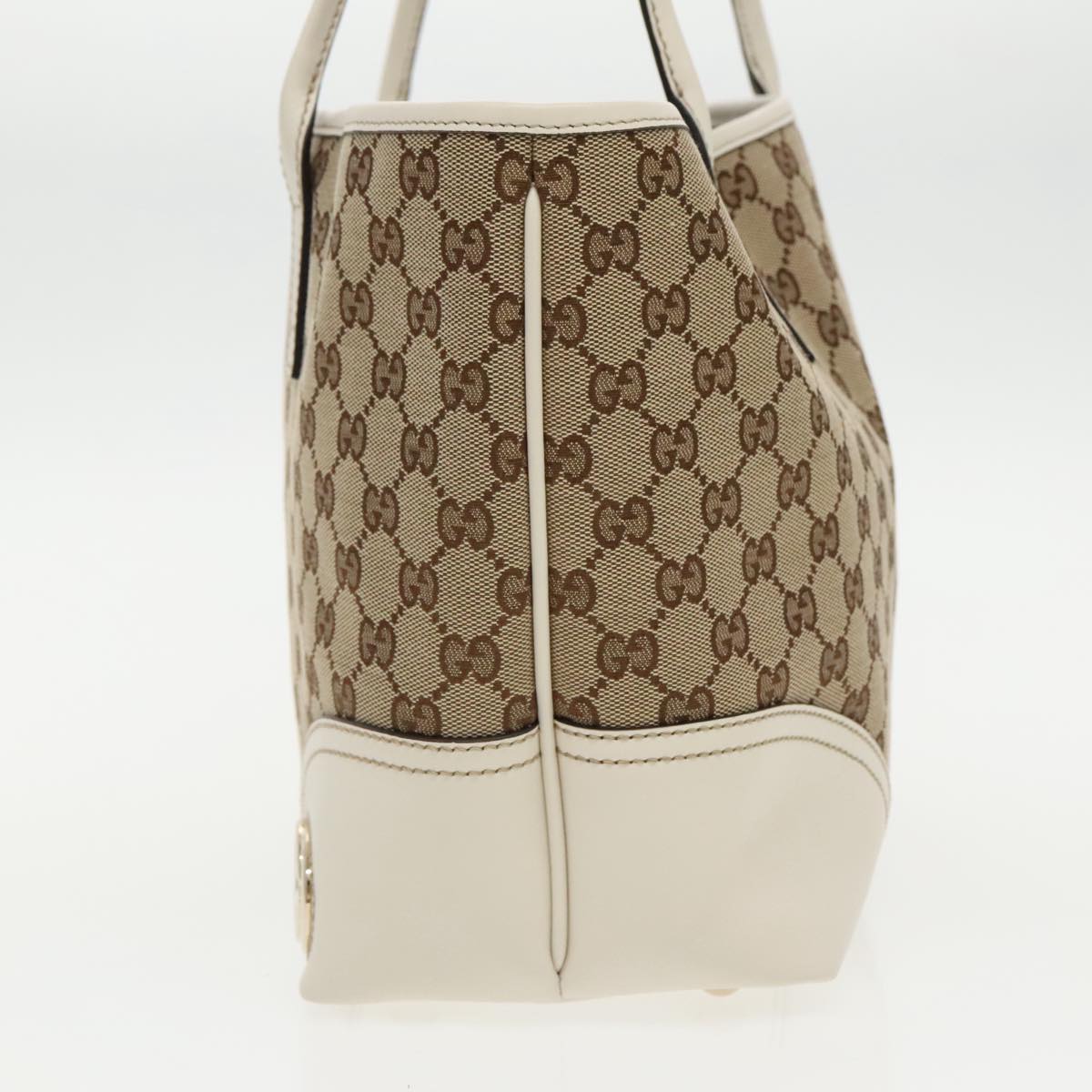 Gucci Britt Beige Canvas Tote Bag