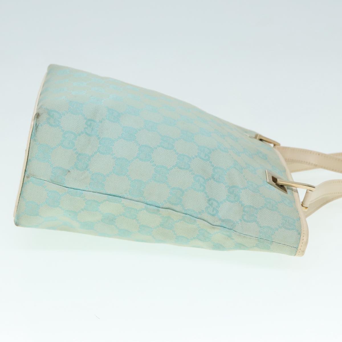 Gucci Blue Canvas Tote Bag