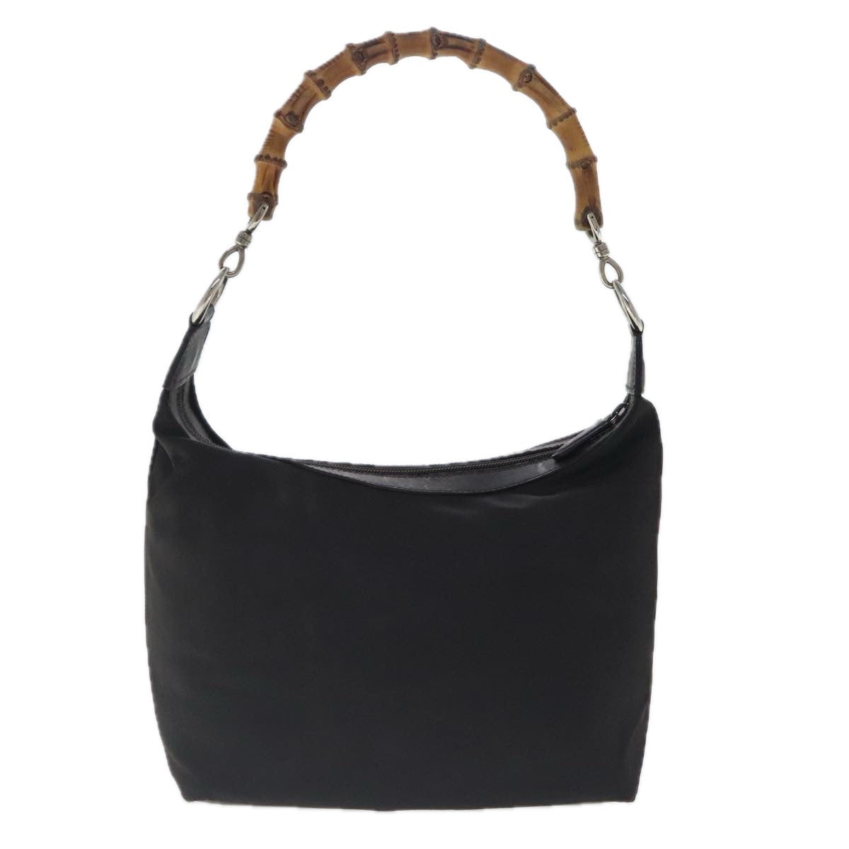 Gucci Bamboo Brown Synthetic Shoulder Bag
