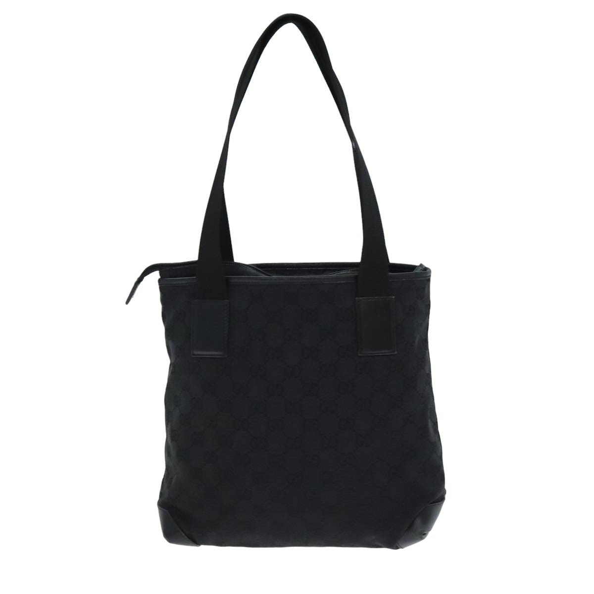 Gucci Gg Canvas Black Canvas Tote Bag