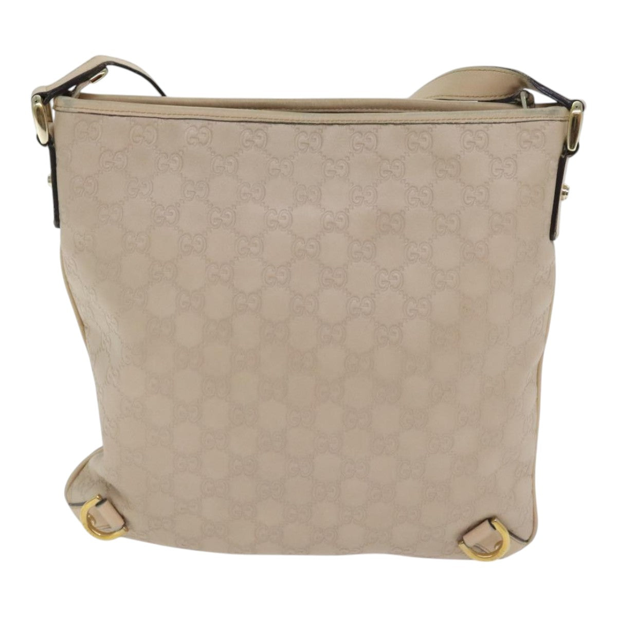 Gucci Guccissima Beige Canvas Shoulder Bag