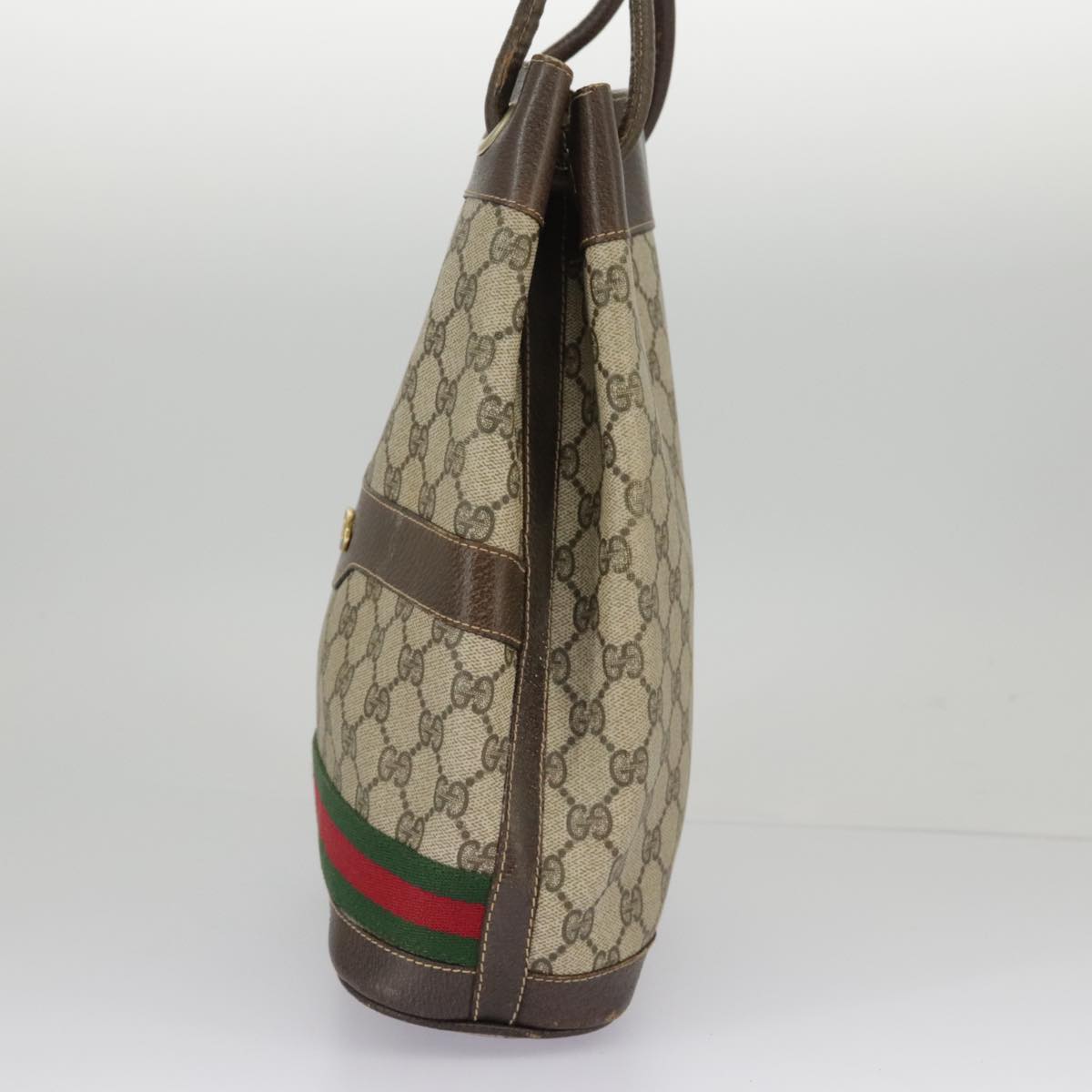 Gucci Sherry Beige Canvas Shoulder Bag