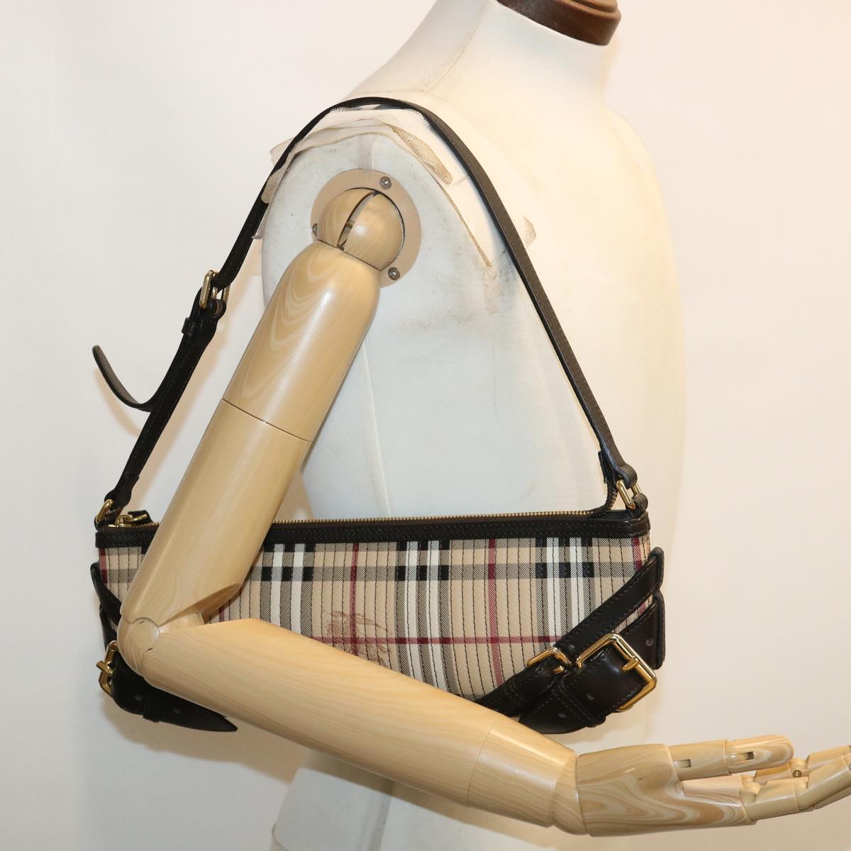 BURBERRY Nova Check Shoulder Bag