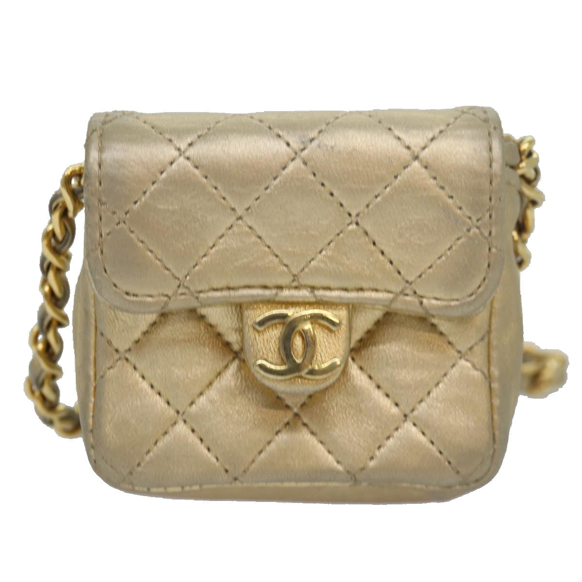 CHANEL Mini matelasse Shoulder Bag